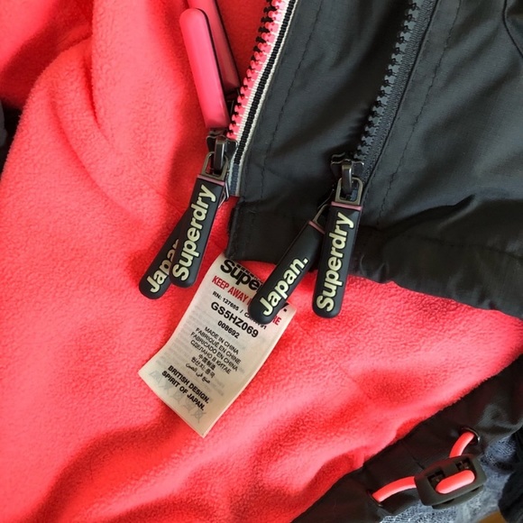 SUPERDRY WINDCHEATER WINTER JACKET FLEECE LINING - Picture 6 of 7